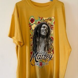 Torrid Yellow Bob Marley Graphic Tee